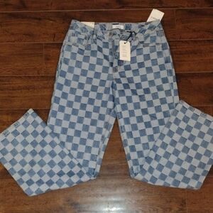 Forever 21 Checkerboard Jeans